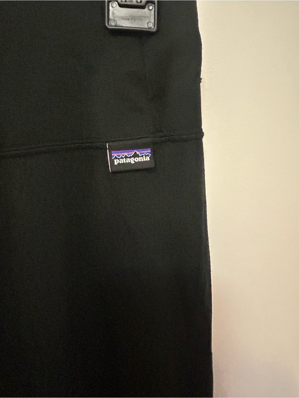 Patagonia Black leggings with Logo Tag